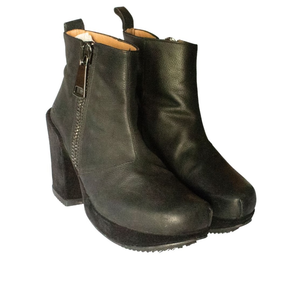 Fluevog Prepare Tinder Leather Platform Boot